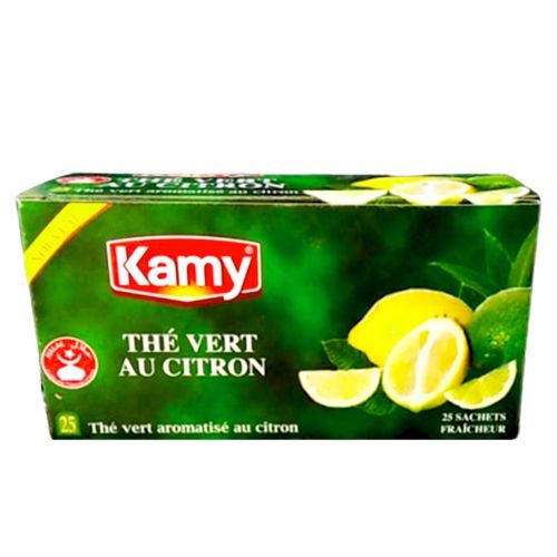 thé vert au citron